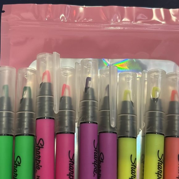 Sharpie Highlighter Clear View w/see through Chisel Tip 10CT NEW - Picture 6 of 9